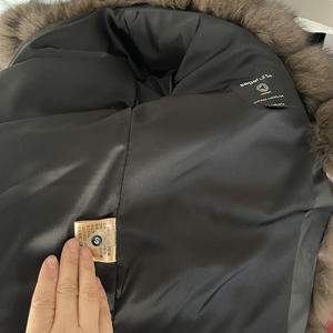 Cappotto Invernale Corto di Alta Gamma per <span class=keywords><strong>Donna</strong></span>, Elegante con Collo in Pelliccia di Volpe e Zibellino, Monopetto, <span class=keywords><strong>Trench</strong></span> Tinto, Caldo - Product Image 6