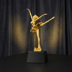 Trofeo Innovativo in <span class=keywords><strong>Cristallo</strong></span> per Danza dei <span class=keywords><strong>Bambini</strong></span>, Rotondo, Personalizzabile con Incisione Laser, per Regali Promozionali - Product Image 4