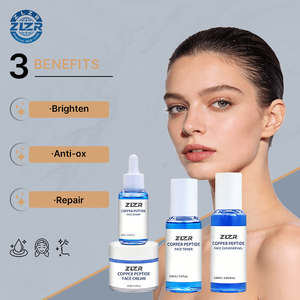 Private Label OEM Anti-Wrinkle Glowing Skin Care Set Vitamin <b>C</b> Hyaluronic Acid Pore Refining <b>Serum</b> Luxurious All Skin Types - Product Image 1