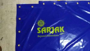 Băng Rôn Dẻo PVC Nhiều Lớp-Vải Bạt Xe Tải 500D * 500D 9*9 440gsm Có Thể In Một Mặt - Product Image 4