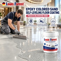 Revêtement de surface en sable époxy, facile à appliquer, finition résistante à la chaleur, pour garage, atelier, fournisseur commercial en gros, projet