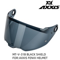 AXXIS FENIX Motosiklet Kaskı Lens Değişimi için MT-V-31B Hızlı Çıkartmalı ECE Sertifikalı PC Malzemesi
