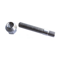 Goujon de roue en titane M12 * 1.5*75 Gr5 avec écrou pour voiture de course