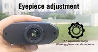 Télémètre laser binoculaire de sport et de chasse personnalisé 7x24, portée 4000m, étanche IP67, alarme de vibration, mode de balayage continu