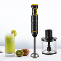 Mixeur Plongeant Manuel 2-en-1 600W avec Bécher 500ml et Vitesse Variable - Idéal pour Soupes, Smoothies, Aliments pour Bébé, CE CB RoHS