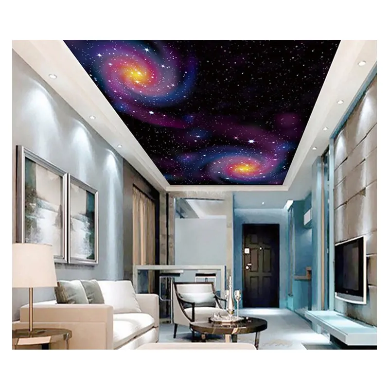 3d ceiling wallpaper mural night sky Mysterious universe wallpaper for interior decorating