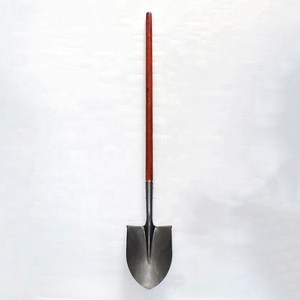 Outils agricoles en gros d'usine, bêches rondes, marché du Moyen-Orient, S518L, pelle de chantier avec manche en bois - Product Image 4