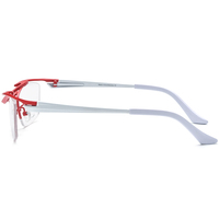 Gafas de titanio Borregls para hombre, montura de diseñador, ligeras, cuadradas, de media montura, semimontura, ópticas, 185763