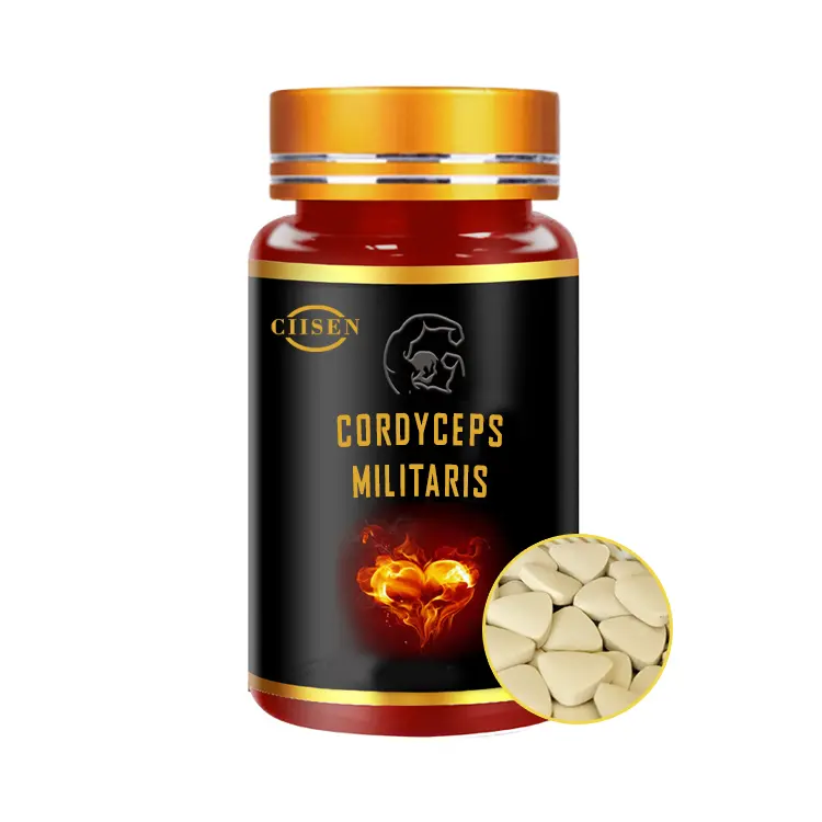 natural Herb Healthcare Supplement Kidney Tonic Cordyceps Militaris Extract Tablets OEM