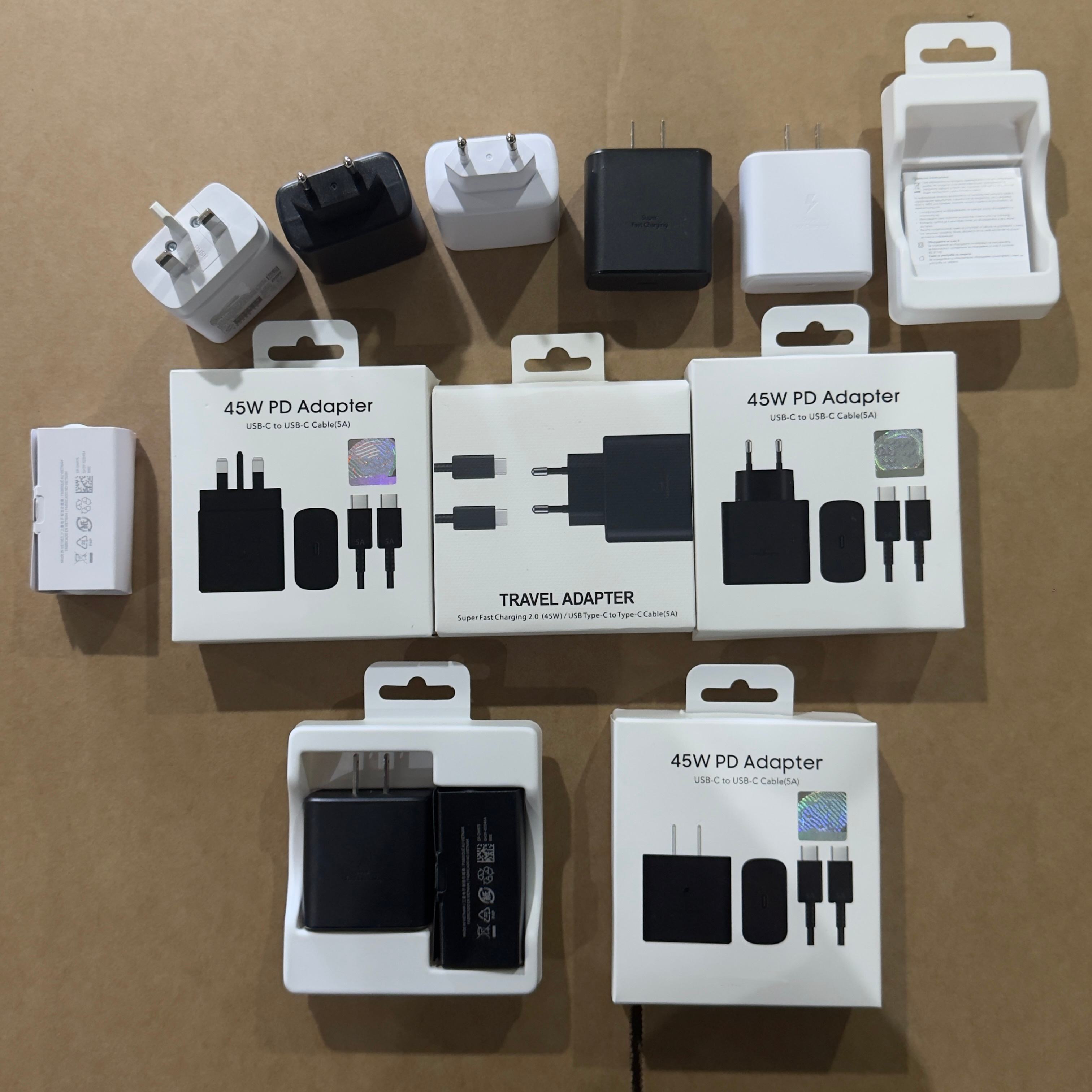 White 45W Charger No Box