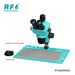 <span class=keywords><strong>Microscopio</strong></span> Estéreo Trinocular RF4 RF-6565PROD2 con Base de Aleación de Aluminio Antiestática, Iluminación LED, Cámara 1080p, Clasificación IP53 - Product Image 4