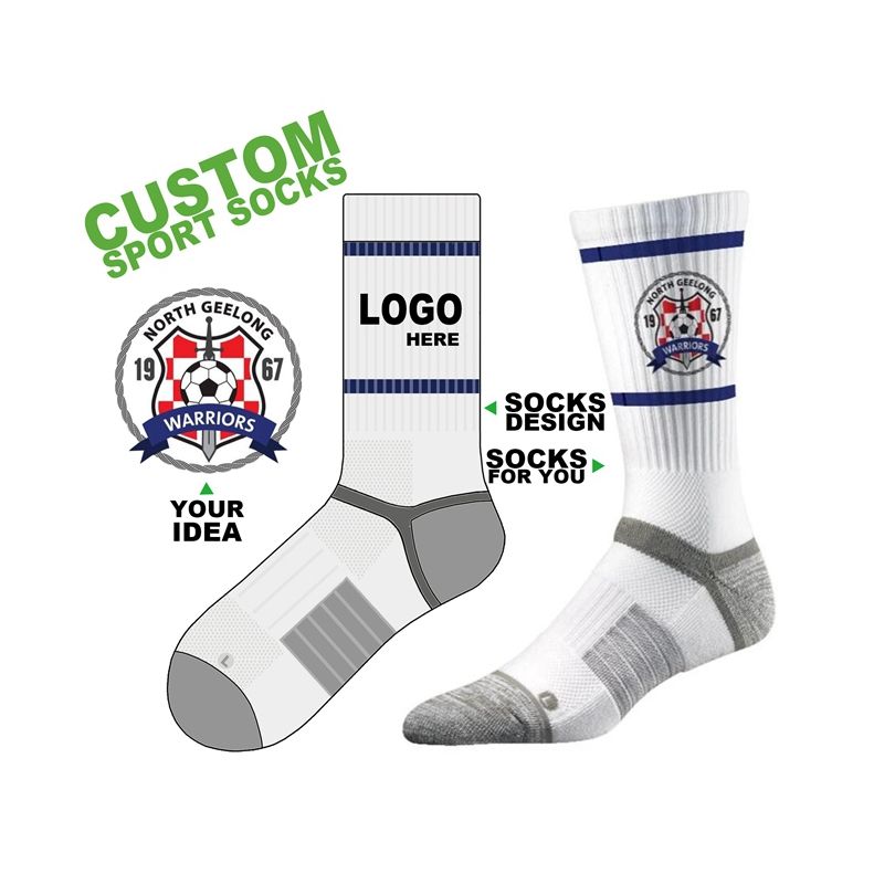 Design Your Own Custom Logo Socks Men Women Unisex Crew Sport Socks Basketball Team Cotton Elite Athletic Customize Socks