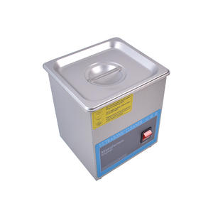 Nettoyeur à ultrasons professionnel 1,0 L en acier inoxydable avec interrupteur à un bouton pour le nettoyage des lunettes - Product Image 1