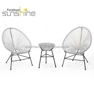 Ensemble de chaises de bistrot <span class=keywords><strong>Acapulco</strong></span> en aluminium résistant aux intempéries, design moderne, pliables, pour terrasse extérieure - Product Image 4