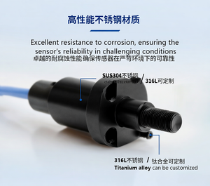 Transmetteur de niveau de liquide d'eau et d'huile 0-10m, capteur transducteur - Product Image 2