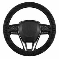 Housse de volant de voiture universelle en soie glacée élastique respirante antidérapante, absorbant la transpiration, pour toutes les saisons, 15 pouces, vente en gros usine