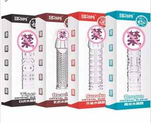 Silikon-Kristall-Spike-Kondom-Hülle aus Silikon für Männer - Product Image 1