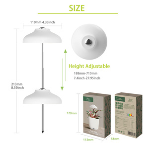 Planter LED ánh sáng trắng ô mini phát triển đèn vườn trong nhà LED đèn cho phát triển điều chỉnh chiều cao hẹn giờ 5 độ sáng - Product Image 4