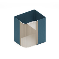 Écran de séparation acoustique moderne en tissu de haute qualité pour poste de travail, résistant aux rayures, pour bureau à domicile et espace de concentration
