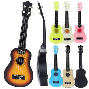 Ukelele de 21 pulgadas al por mayor, guitarra pequeña Sparano, instrumento musical de ukelele colorido para niños principiantes - Product Image 6