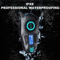Écouteurs de moto K09 les plus vendus avec indicateur LED étanche IPX-8 et chipset JL