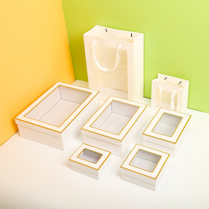 Nuova scatola regalo trasparente per l'apertura della finestra di natale scatola regalo per la copertura del cielo e della terra confezione regalo di natale Phnom Penh matrimonio di fascia alta - Product Image 2