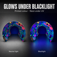 Latar Belakang Bersinar dalam Gelap UV Fluorescent untuk Dekorasi Fotografi Panggung Pesta Neon Acara Grosir Pemasok Eksklusif