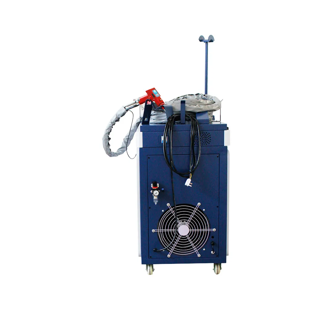 Nieuwe Stijl 1000W 1500W 2000W 3000W Handheld Continue Fiber Laser Reinigingsmachine Om Roest En Verf Snijden Lassen Te Verwijderen