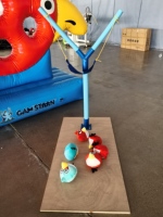 Jeu de tir gonflable d'oiseaux : Activité ludique en plein air pour le team building, sportif et amusant pour tous