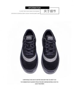 Chaussures décontractées tendance pour hommes, en maille respirante, antidérapantes, à talon bas, à carreaux, avec doublure en dentelle, résistantes et intemporelles - Product Image 5