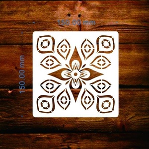 Diseña tu Propio Plantilla de Mandala, <span class=keywords><strong>Plantillas</strong></span> de Flores <span class=keywords><strong>para</strong></span> Pintar en Paredes - Product Image 5