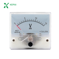 Voltmeter Analog Panel 85C1 Grosir 5V 10V 15V 20V 30V Mekanis untuk Peralatan Pengukuran Laboratorium