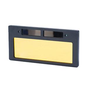 대폭 할인 공장 직도매 골든 렌즈 자동 감광 딥 블루 플레임 용접 헬멧 렌즈 필터 - Product Image 6
