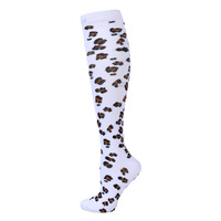 Meilleur drôle coloré 1520 Mmhg course athlétique arc genou haute livraison directe femmes hommes chaussettes de Compression pour les infirmières