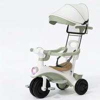 Poussette pour bébé, nourrisson et tout-petit, poussette à 3 roues avec auvent pour les promenades quotidiennes, les sorties et les courses, poussette avec pare-soleil