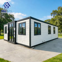 Casa Contenedor Prefabricada Expandible de Lujo con Sellado Hermético Zero Gap de 40, 30 y 20 Pies, con 2, 3, 4 o 5 Dormitorios, Tipo Bungalow