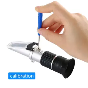 0-90% Refractometer Brix Schaal Honing Suiker Inhoud Suiker Voedsel Zoetheid Handheld Refractometer Voor Olie Testen