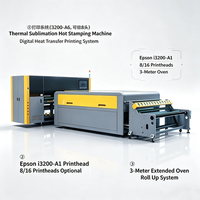 Machine de sublimation thermique à 16 têtes, four 3M, imprimante numérique textile à rouleaux pour tissus