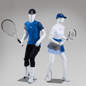 Maniquí de Fibra de Vidrio con Base Metálica <span class=keywords><strong>para</strong></span> Exhibición de <span class=keywords><strong>Ropa</strong></span> <span class=keywords><strong>Deportiva</strong></span>, Ideal <span class=keywords><strong>para</strong></span> Jugadores de Tenis Hombres y Mujeres, Guangzhou Healthy - Product Image 2