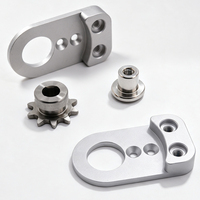 Kit de Herrajes Mecánicos Personalizados Mecanizados por CNC, Componentes de Aluminio, Acero Inoxidable y Acero al Carbono con Anodizado y Recubrimiento de Zinc