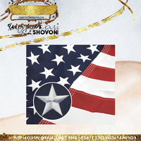 Drapeau américain 3x5 pieds en polyester Oxford robuste à rayures, étoiles brodées, marque Sincere, vente en gros