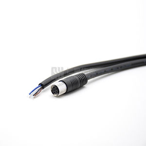 M8-Kabel 6-poliger 5M-umspritzter Stecker rechtwinklig über geformt M5 M8 M12 M16 M23-Stecker Wasserdichtes Kabel - Product Image 4