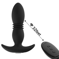 Kabelloser Ferngesteuerter Silikon-Prostata-Orgasmus-Massager Einziehbarer Analplug Unisex-Masturbator Sexspielzeug für Männer Großhandel
