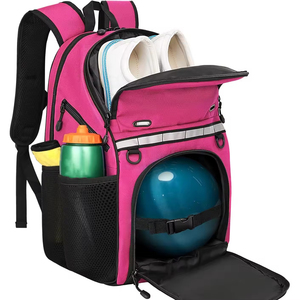 MultiPocket <strong>Bowling</strong> Gear Bag <strong>Bowling</strong> Ball Backpack With Side <strong>Shoe</strong> Pocket for <strong>Men</strong> Custom <strong>Bowling</strong> Ball Bag - Product Image 6