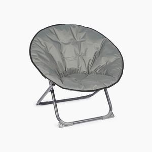 Fauteuil de camping pliable Tepu en tissu Oxford de coton moderne, chaise lune en acier inoxydable, mobilier d'extérieur - Product Image 1