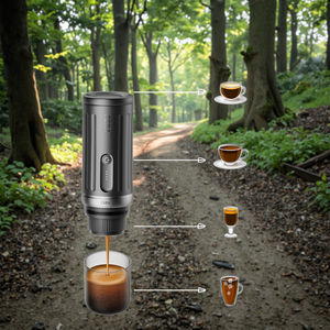 Cafetera Espresso portátil con autocalentamiento, máquina de cápsulas de café de cocina para Hotel, coche, RV, viaje, Compatible con cápsulas de café molido - Product Image 3