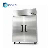 Refrigerador Vertical Comercial de Acero Inoxidable para Almacenamiento de Alimentos en Restaurantes con Control Preciso de Temperatura y Diseño de Ahorro de Energía