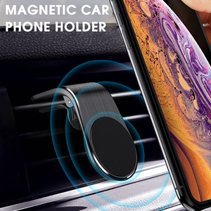 Support de téléphone magnétique en alliage d'aluminium et silicone de haute qualité en forme de L, étanche et anti-corrosion, pour grille d'aération et tableau de bord - Product Image 4