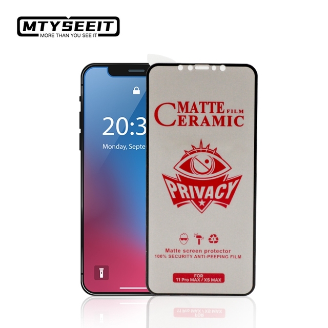 RTS Privacy Screen Protector Anti Spy Ceramic Film Mobile Screen Protector for iphone