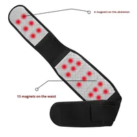 Support lombaire auto-chauffant en tourmaline, plaque d'acier, ceinture chauffante magnétique, disque lombaire de compression